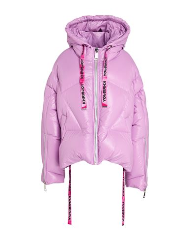 Khrisjoy Woman Puffer Mauve Size 00 Polyamide In Pink