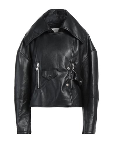 Nanushka Woman Jacket Black Size M Polyester In Black