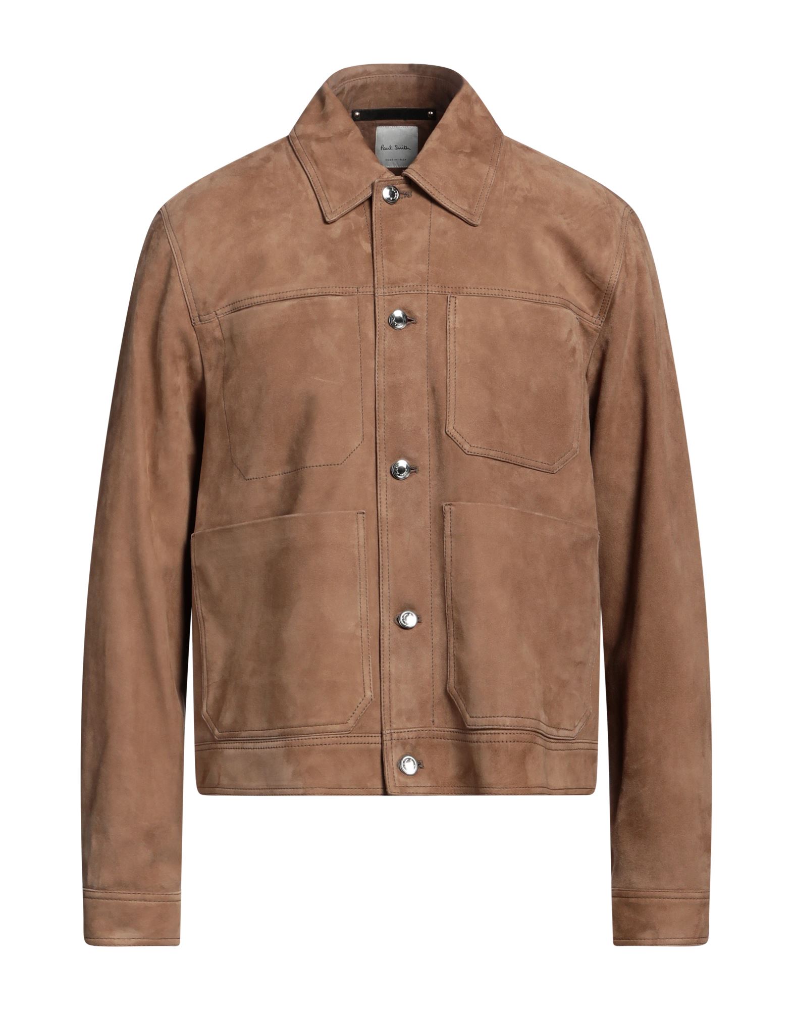《セール開催中》PAUL SMITH メンズ ジャケット＆ブルゾン キャメル L 革（なめし加工） 100%