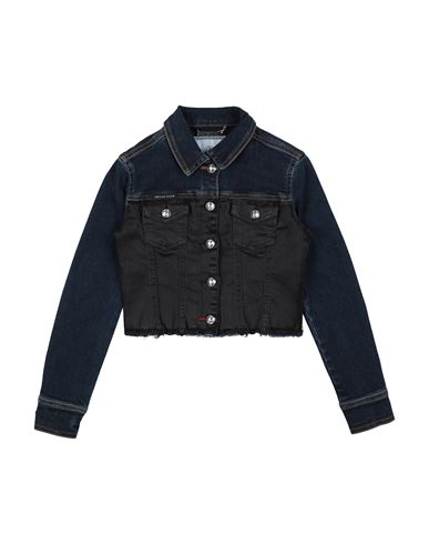Philipp Plein Toddler Girl Denim Outerwear Blue Size 6 Cotton, Elastomultiester, Elastane In Blue