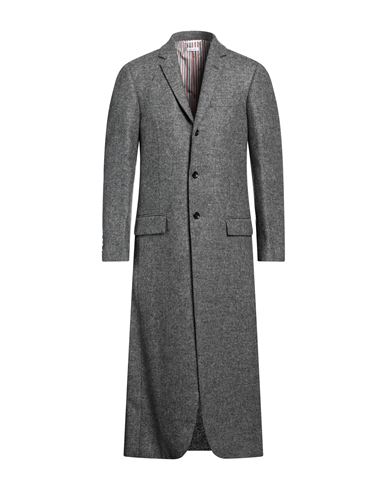 THOM BROWNE THOM BROWNE MAN COAT GREY SIZE 2 WOOL 