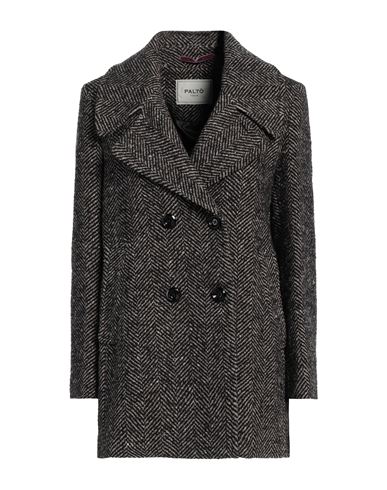Paltò Woman Coat Brown Size 8 Wool, Acrylic, Polyester, Polyamide