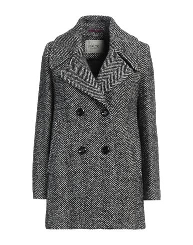 Paltò Woman Coat Black Size 10 Wool, Acrylic, Polyester, Polyamide In Black