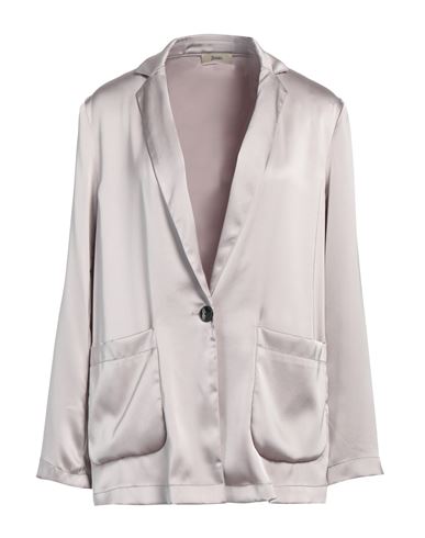 Herno Woman Jacket Grey Size 16 Polyester In Grey