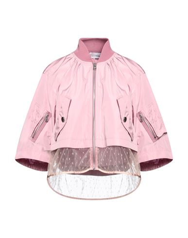 Red Valentino Woman Jacket Pink Size 0 Polyester, Polyamide, Elastane In Pink