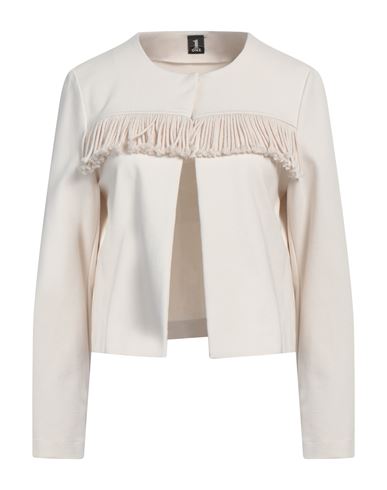 ONE ONE WOMAN JACKET BEIGE SIZE 10 VISCOSE, POLYAMIDE, ELASTANE 