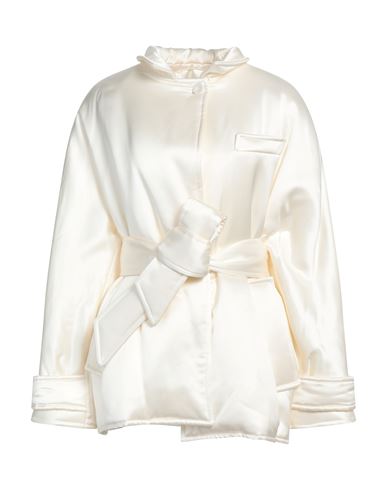Shop Margaux Lonnberg Woman Jacket Ivory Size 4 Viscose In White