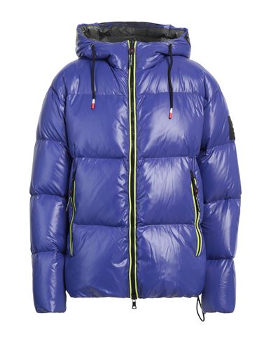 Peuterey Man Puffer Bright Blue Size Xl Polyamide