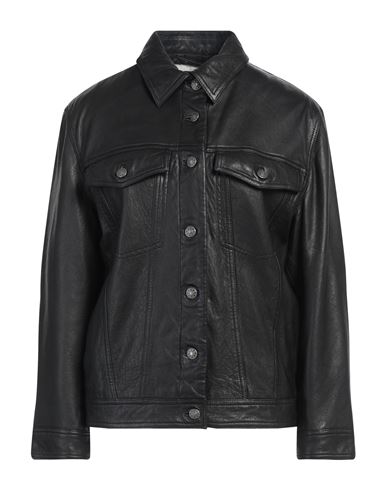 Shop Arma Woman Jacket Black Size 8 Sheepskin