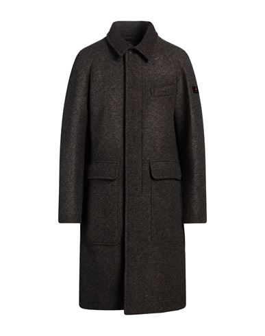 Peuterey Man Coat Khaki Size M Viscose, Polyester, Wool, Virgin Wool
