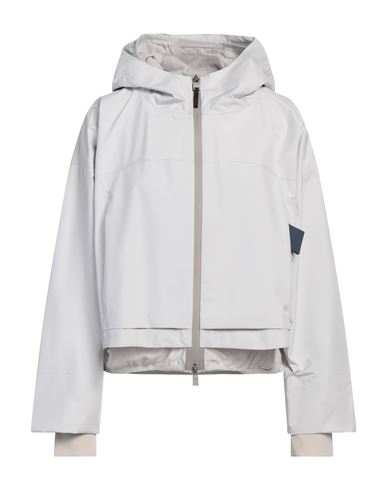 Herno Laminar Woman Jacket Light Grey Size 6 Polyester, Ptfe - Polytetrafluoroethylene, Polyamide, E In Grey