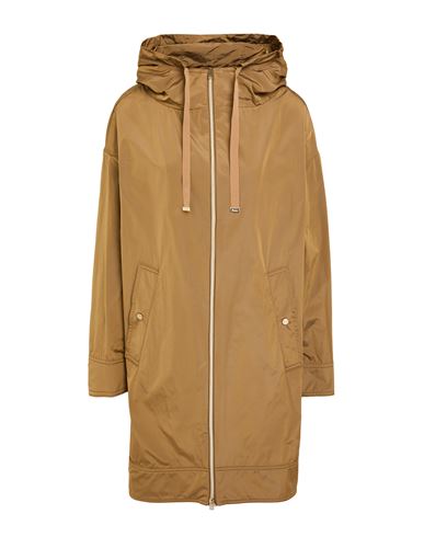 Herno Woman Overcoat & Trench Coat Camel Size 2 Polyester, Cotton In Sand