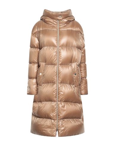 Herno Woman Puffer Brown Size 12 Polyamide In Brown