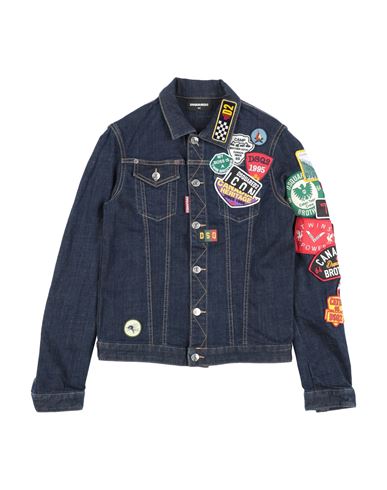 Dsquared2 Toddler Boy Denim Outerwear Blue Size 6 Cotton, Elastane, Polyester In Blue
