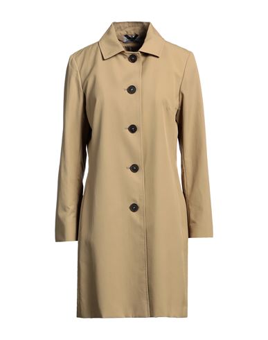 Cinzia Rocca Woman Overcoat & Trench Coat Sand Size 8 Cotton, Polyamide In Beige