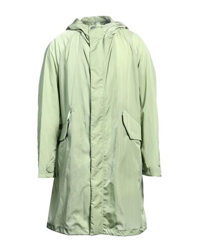 Hevo Hevò Man Overcoat & Trench Coat Light Green Size 40 Polyamide In Green