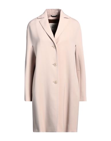 Shop Cinzia Rocca Woman Overcoat & Trench Coat Light Pink Size 6 Virgin Wool