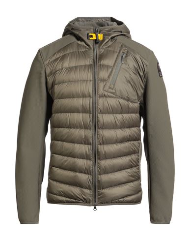 Parajumpers Man Puffer Military Green Size L Polyamide In Green