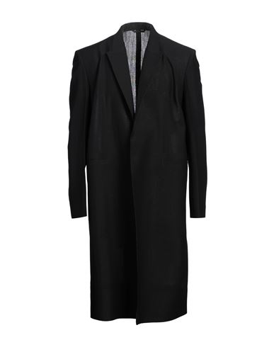 Givenchy Man Overcoat & Trench Coat Black Size 42 Wool, Mohair Wool In Black