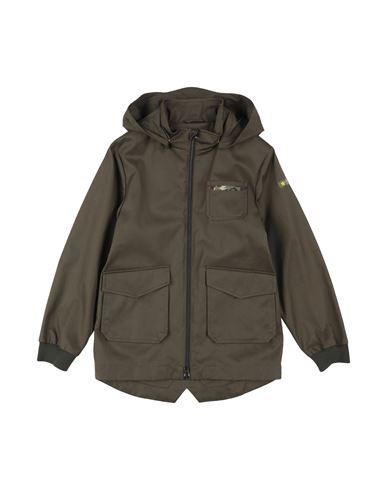 Herno Toddler Boy Overcoat & Trench Coat Military Green Size 6 Cotton, Polyamide, Elastane In Green