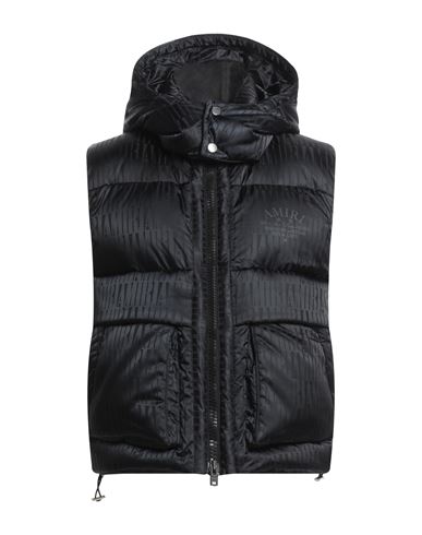 Amiri Man Vest Black Size L Polyamide In Black