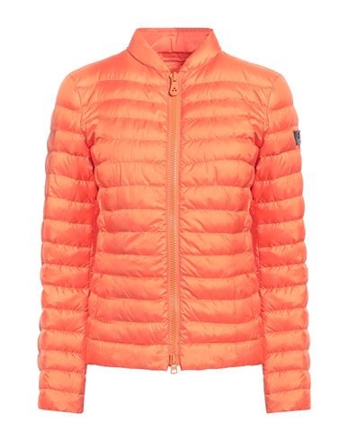 Peuterey Woman Puffer Orange Size 10 Polyester