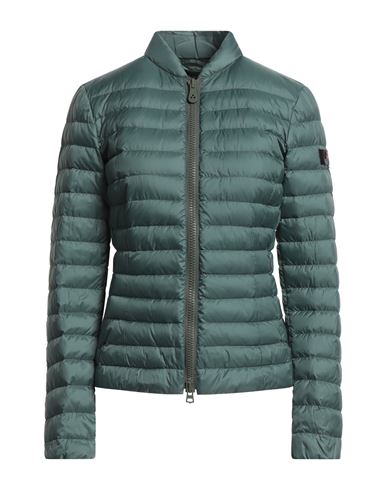 Peuterey Woman Puffer Green Size 8 Polyester