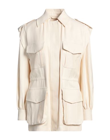 Alberta Ferretti Woman Jacket Beige Size 4 Viscose, Linen In Beige
