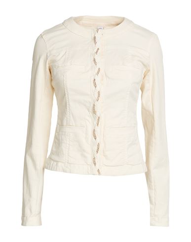 Jeansjacke/-mantel Damen Cremeweiß 32 Damen
