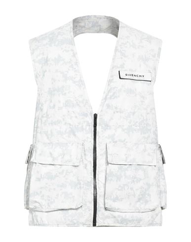 Givenchy Man Vest White Size 38 Polyamide In White