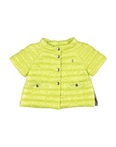 Herno Toddler Girl Puffer Lime Green Size 6 Polyamide, Polyester, Cotton In Yellow