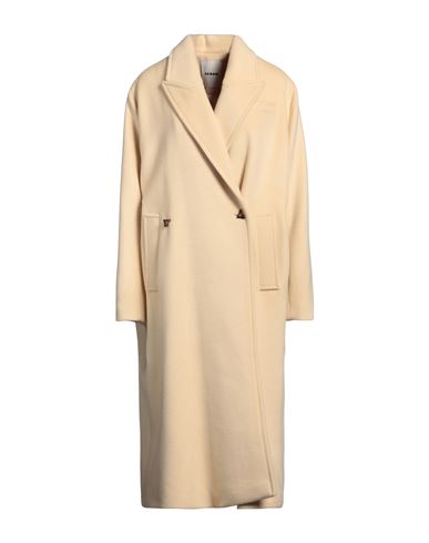 Aeron Woman Coat Ivory Size 8 Wool In Pink