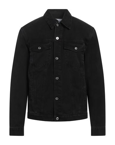 Off-white Off White Canvas Jacket With Logo Embroidery In Black