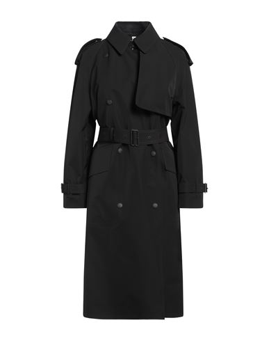 Shop Burberry Woman Overcoat & Trench Coat Black Size 6 Polyester