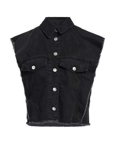 ISABEL MARANT ISABEL MARANT WOMAN DENIM OUTERWEAR BLACK SIZE 6 COTTON 