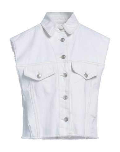ISABEL MARANT ISABEL MARANT WOMAN DENIM OUTERWEAR WHITE SIZE 6 COTTON 