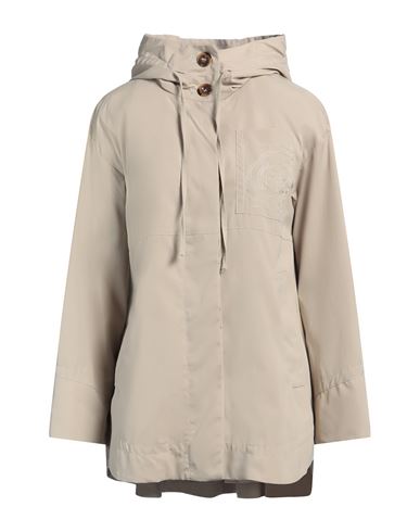 MARELLA SPORT MARELLA SPORT WOMAN COAT SAND SIZE 12 POLYAMIDE, COTTON 