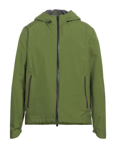 Herno Man Jacket Green Size 42 Polyester In Green