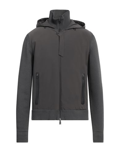 Herno Man Jacket Lead Size 40 Polyester, Virgin Wool, Polyamide, Elastane, Polyurethane In Grey