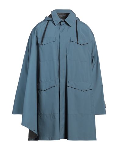 Herno Man Overcoat & Trench Coat Pastel Blue Size 40 Polyester, Ptfe - Polytetrafluoroethylene In Blue