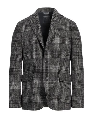 Fedeli Man Blazer Midnight Blue Size 40 Baby Alpaca Wool, Cotton, Polyester In Blue