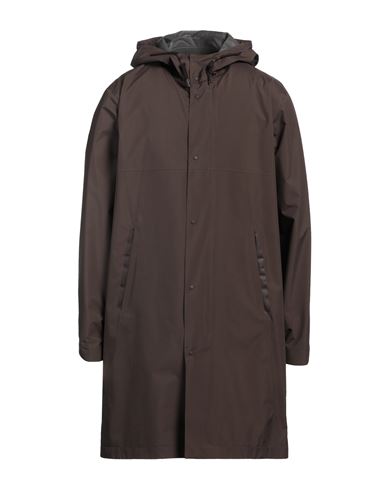 Herno Man Overcoat & Trench Coat Brown Size 40 Polyester In Brown