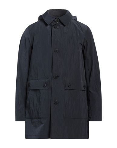 Herno Man Overcoat & Trench Coat Midnight Blue Size 44 Polyamide In Blue