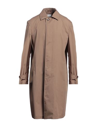 Brunello Cucinelli Man Overcoat & Trench Coat Brown Size 38 Polyester, Cotton