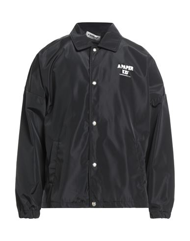 A Paper Kid Woman Jacket Black Size Xl Polyester In Black