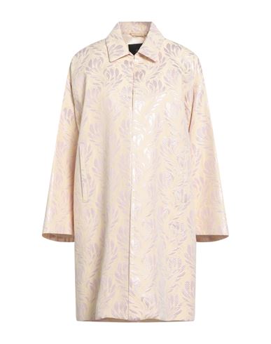 Seventy Venezia Woman Overcoat & Trench Coat Cream Size 4 Polyester, Cotton