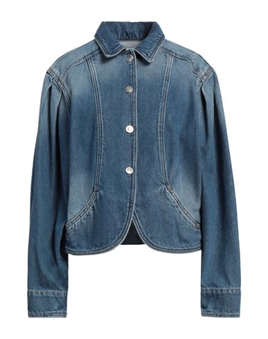 ISABEL MARANT ISABEL MARANT WOMAN DENIM OUTERWEAR BLUE SIZE 4 COTTON 