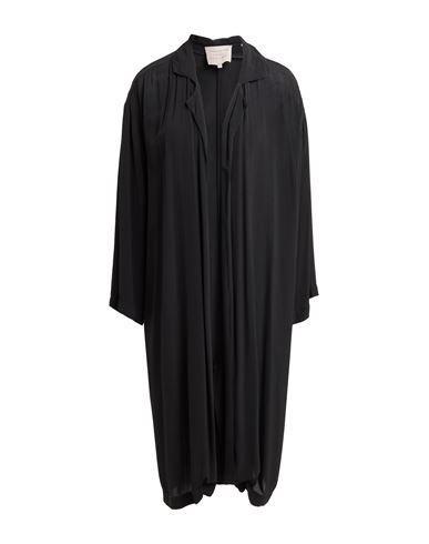 Alessia Santi Woman Overcoat & Trench Coat Black Size 6 Viscose In Black