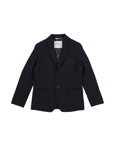 DANIELE ALESSANDRINI DANIELE ALESSANDRINI TODDLER BOY BLAZER NAVY SIZE 7 POLYESTER, VISCOSE, ELASTANE 