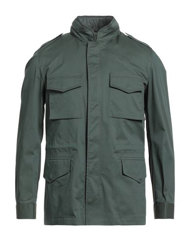 Barba Napoli Dynamic Man Jacket Dark Green Size 42 Cotton, Polyamide, Elastane In Green